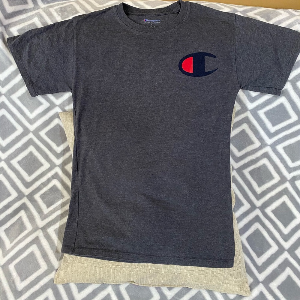 Men’s small Gray Champion Authentic Athletic T